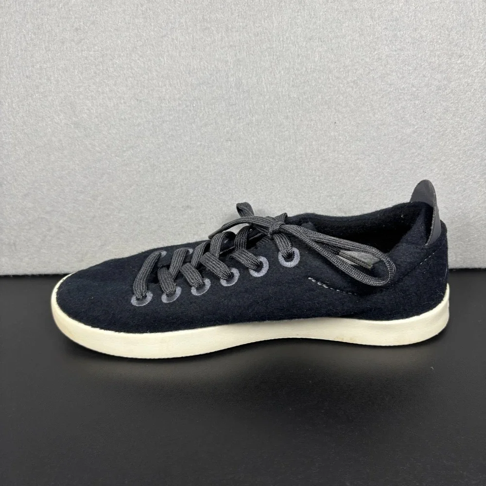 Allbirds Wool Pipers Black Sneakers Womens Size 9 Low Top Comfort Shoes WP W9